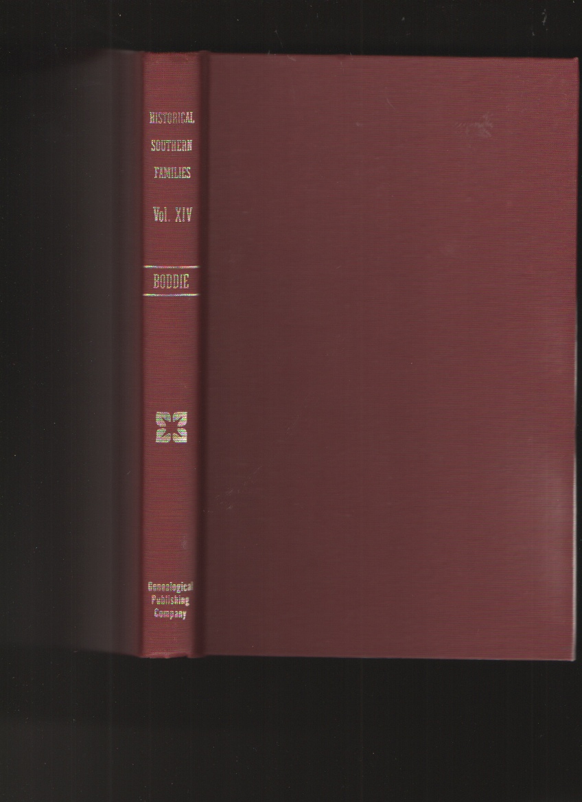 Image for Historical Southern Families, Volume XIV