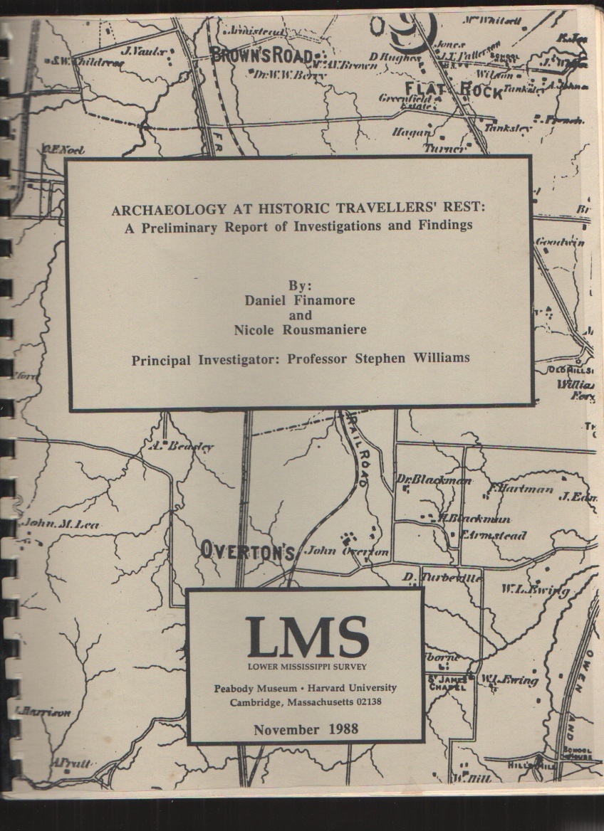Archaeology At Historic Travellers' Rest A Preliminary Report of Investigations and Findings Image for Archaeology At Historic Travellers' Rest A Preliminary Report of Investigations and Findings