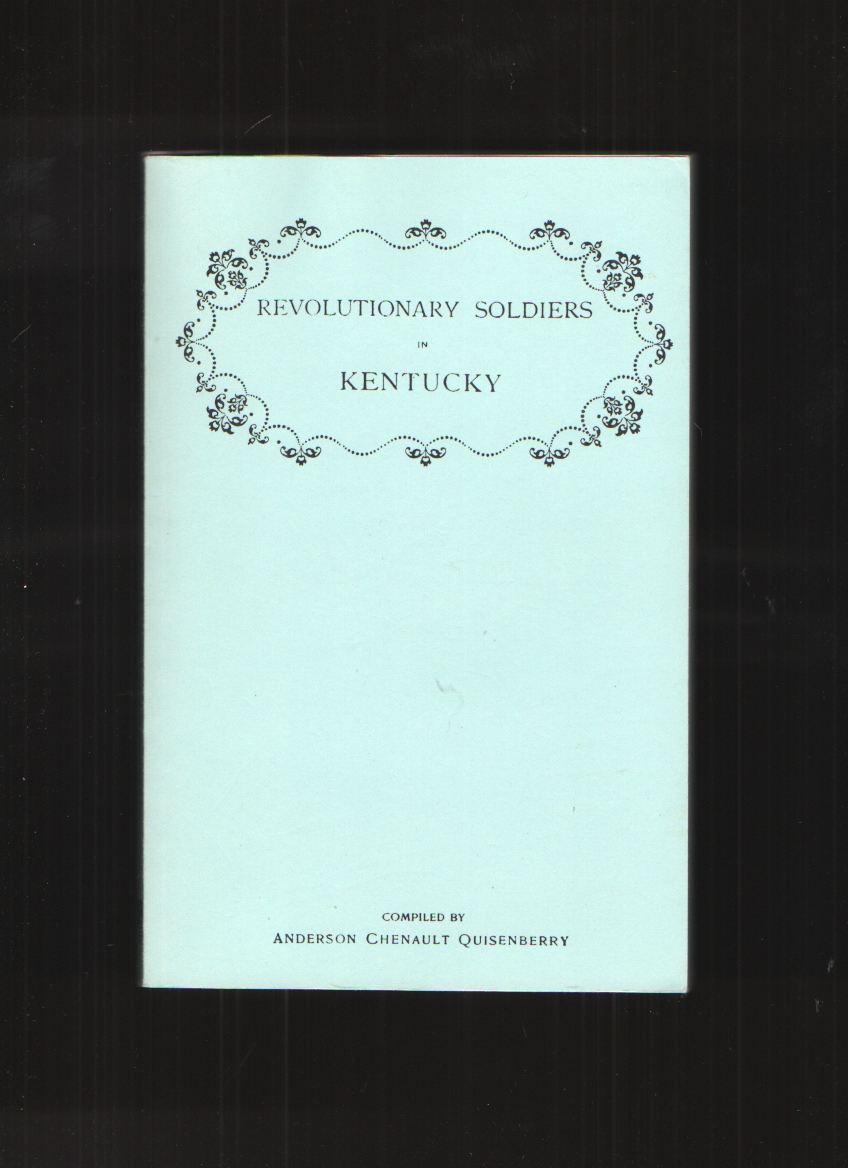 Image for Revolutionary Soldiers in Kentucky Also a Roster of the Virginia Navy